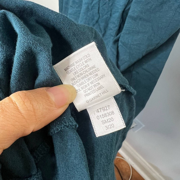 Garnet Hill Embroidered Jewel-Neck Maxi Dress - Picture 7 of 10